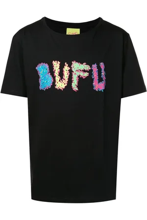 AMIR SLAMA T-Shirt mit Slogan-Print