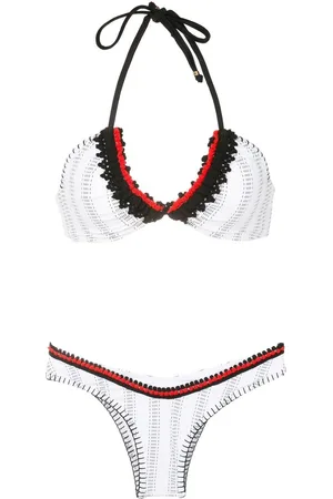 AMIR SLAMA Gestreifter Bikini