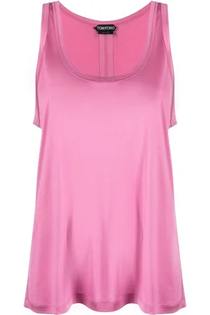 Tom Ford Tanktop mit Logo-Patch