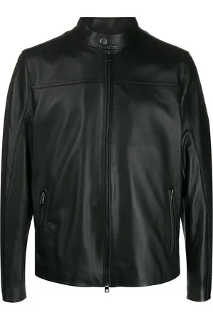 Michael Kors Bikerjacke mit Stehkragen