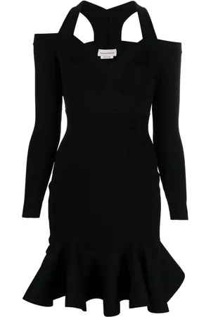 Alexander McQueen Minikleid mit V-Ausschnitt