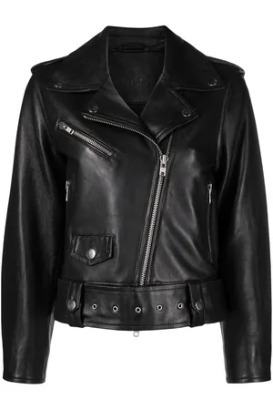Stand Studio Lederjacke mit Reißverschluss