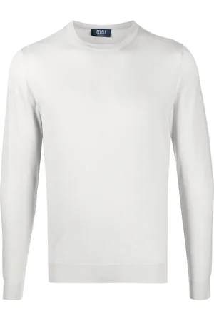 FEDELI Pullover mit Rundhalsausschnitt