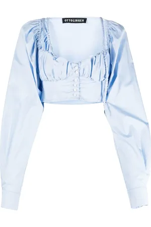 OTTOLINGER Cropped-Bluse mit Knopfverschluss