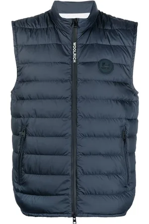 Woolrich Gefütterte Weste mit Logo-Patch