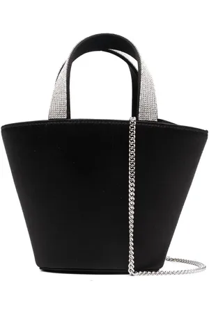 Amina Muaddi Mini-Tasche mit Kristallen