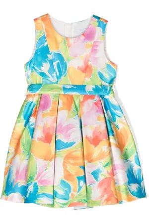 Abel & Lula Trägerkleid mit Blumen-Print