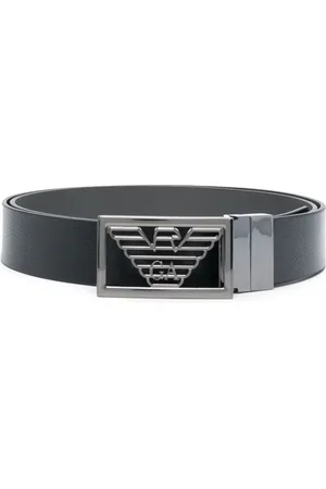 Emporio Armani Gürtel mit Logo-Schild