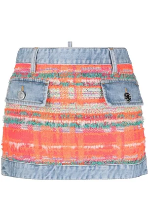 Dsquared2 Minirock mit Tweed-Detail
