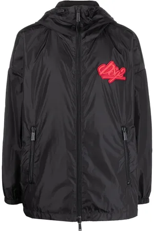 Dsquared2 Kapuzenjacke mit Logo-Patch