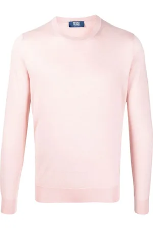FEDELI Pullover mit Rundhalsausschnitt