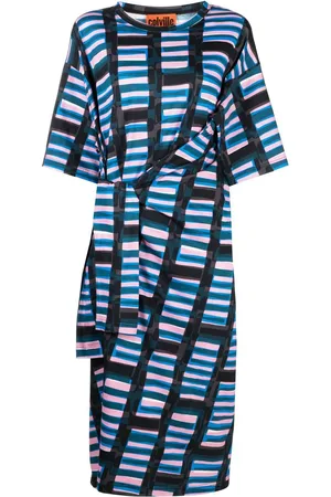 Colville Midikleid mit abstraktem Print