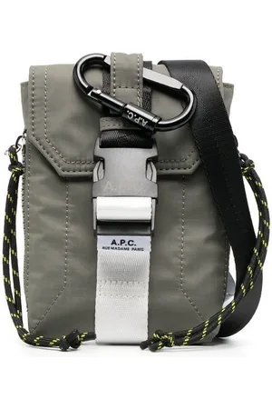 A.P.C. Kuriertasche mit Logo-Patch