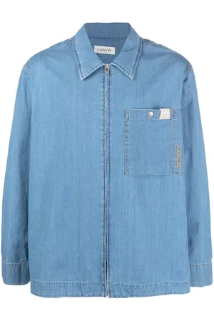 Lanvin Jeanshemd mit Reißverschluss
