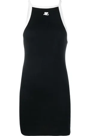 Courrèges Ärmelloses Midikleid