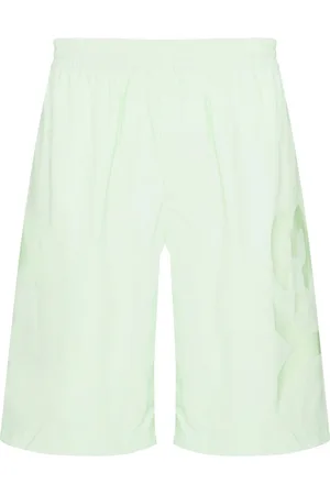 Y-3 Badeshorts mit Logo-Print