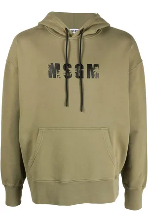 Msgm Hoodie mit Palmen-Print