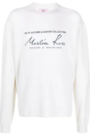 MARTINE ROSE Sweatshirt mit Logo-Print