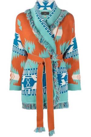Alanui Tiger Lily Icon Jacquard-Cardigan