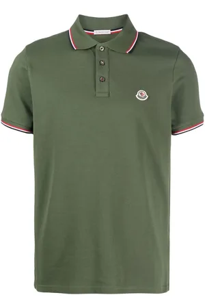 Moncler Poloshirt mit Logo-Patch