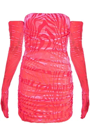 ALEX PERRY Gerafftes Colter Minikleid