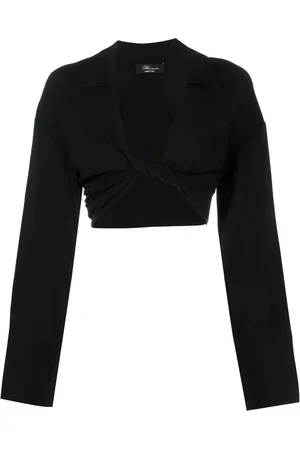 BLUMARINE Cropped-Top mit Drapierung