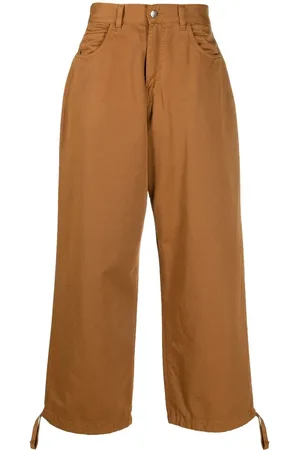 SOCIÉTÉ ANONYME Weite Hose mit Logo-Print