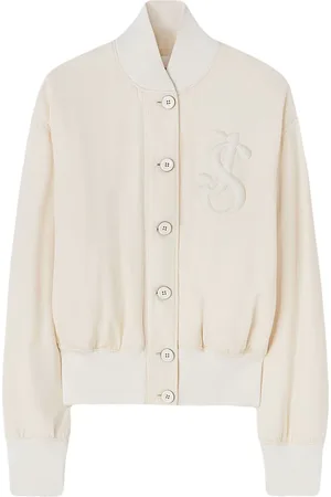 Jil Sander Bomberjacke mit Logo-Applikation