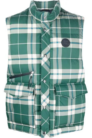 Woolrich Gesteppte Weste mit Karomuster