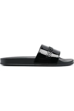 Dsquared2 Pantoletten mit Logo-Prägung