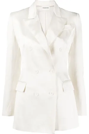P.A.R.O.S.H. Doppelreihiger Blazer aus Satin