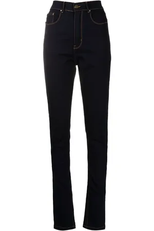AMAPÔ Skinny-Jeans mit Logo-Patch