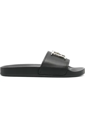 Dsquared2 Pantoletten mit Logo-Schild