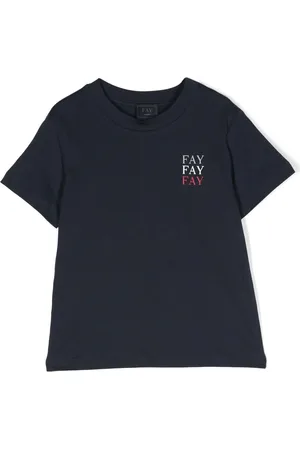 FAY T-Shirt mit Logo-Print
