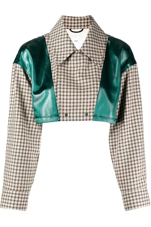 TOGA PULLA Cropped-Jacke mit Kontrasteinsätzen