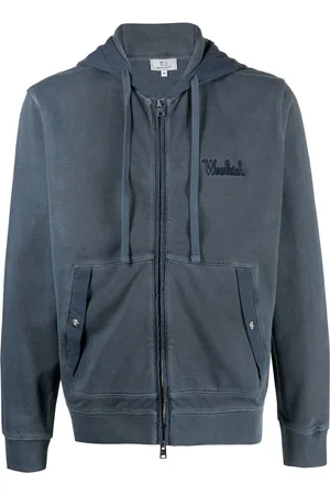 Woolrich Hoodie mit Logo-Stickerei