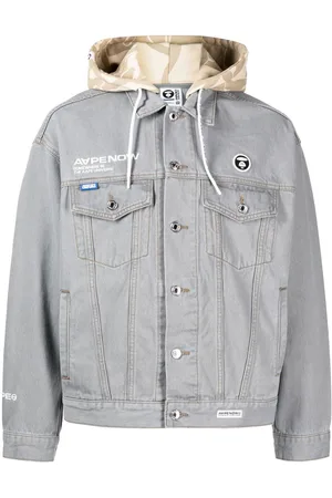 A Bathing Ape Kapuzenjacke mit Logo-Print