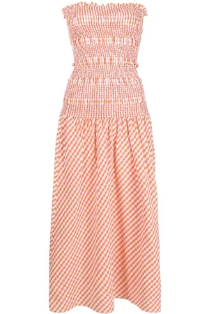 Kenzo Schulterfreies Midikleid