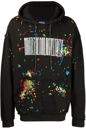 MOSTLY HEARD RARELY SEEN Hoodie mit Barcode-Print