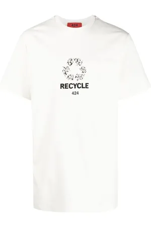 424 FAIRFAX T-Shirt mit Logo-Print