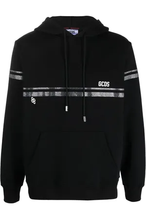 GCDS Hoodie mit Kristallen