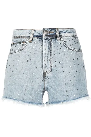 Philipp Plein Mini Shorts mit Kristallen