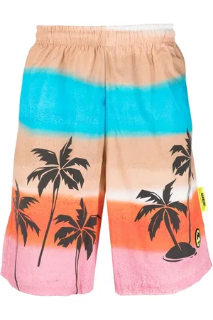 BARROW Bermudas mit Palmen-Print