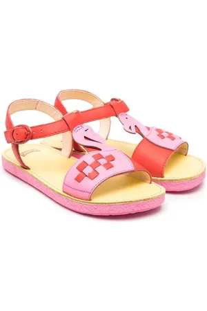 Camper Sandalen mit Flamingo-Detail