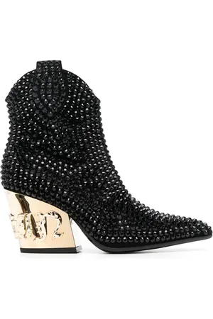 Philipp Plein Gothic Plein Stiefel 80mm