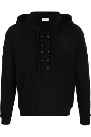 Saint Laurent Hoodie mit Schnürung