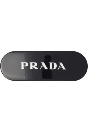 Prada Haarspange mit Logo-Print