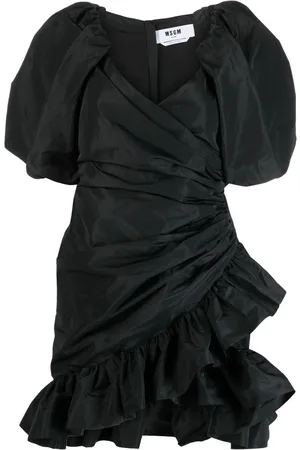 Msgm Wickelkleid mit Puffärmeln