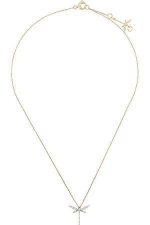 ANAPSARA 18kt Gelbgoldhalskette mit Diamanten