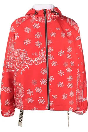 Khrisjoy Kapuzenjacke mit Paisley-Stickerei